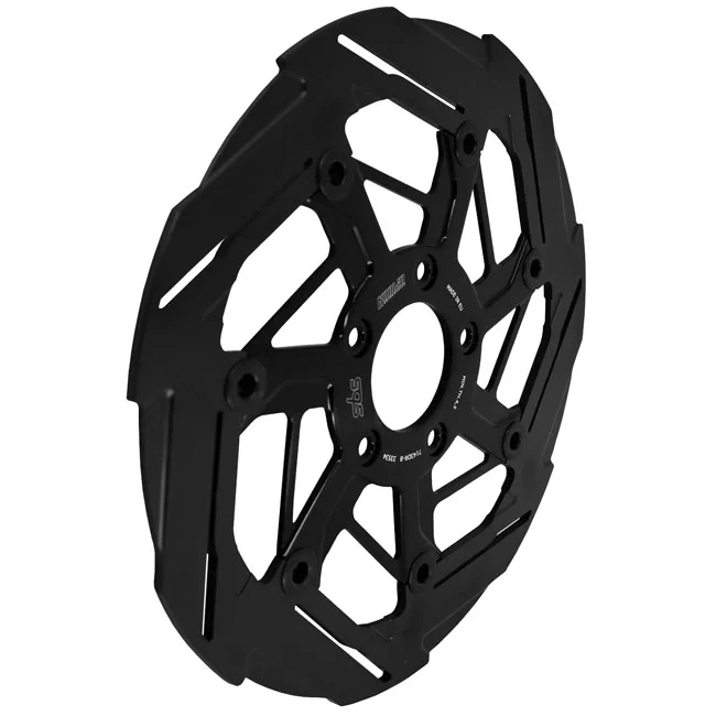 Kodlin By SBS, ''7-spoke'' brake rotor front right. Black - 46717-10