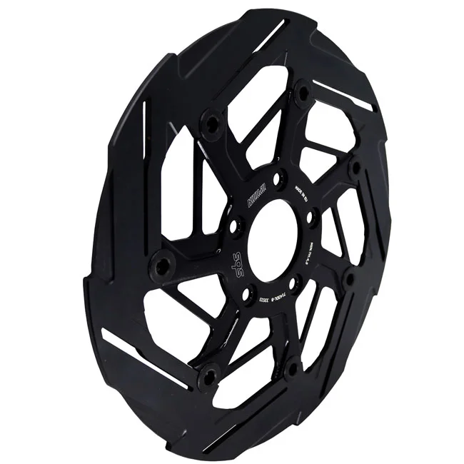 Kodlin By SBS, ''7-spoke'' brake rotor front left. Black - 46717-10