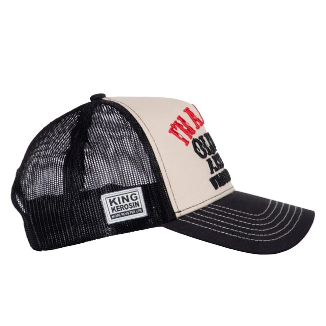 King Kerosin Kerosin I''m a dirty old man cap black/beige