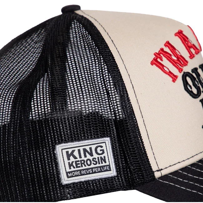 King Kerosin Kerosin I''m a dirty old man cap black/beige