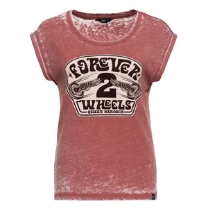 King Kerosin Queen Kerosin Forever 2 wheels t-shirt orange