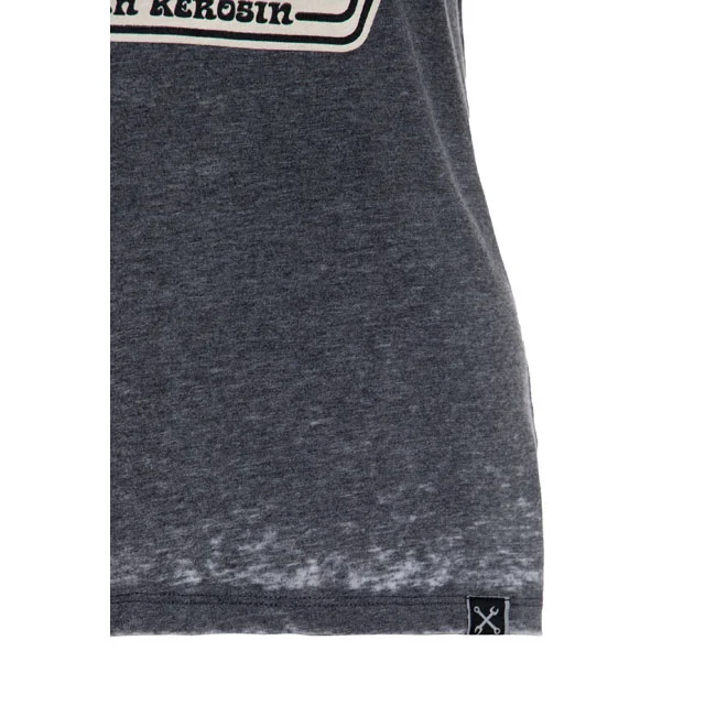 King Kerosin Queen Kerosin Forever 2 wheels t-shirt anthracite
