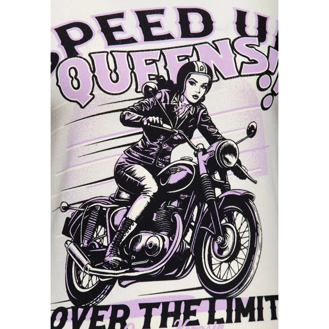 King Kerosin Queen Kerosin Speed up Queens t-shirt offwhite