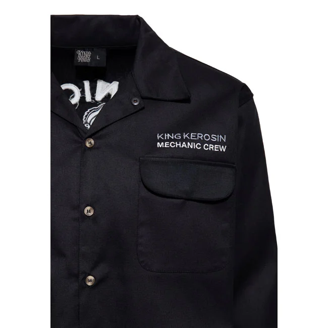 King Kerosin Kerosin Mechanic Crew shirt black