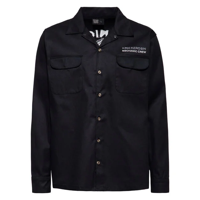 King Kerosin Kerosin Mechanic Crew shirt black