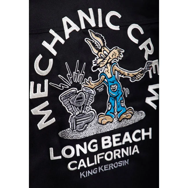 King Kerosin Kerosin Mechanic Crew shirt black