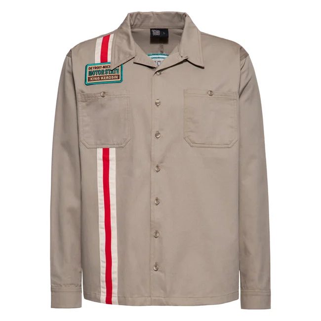 King Kerosin Kerosin Motorstate shirt khaki