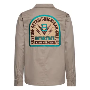 King Kerosin King Kerosin Motorstate shirt khaki