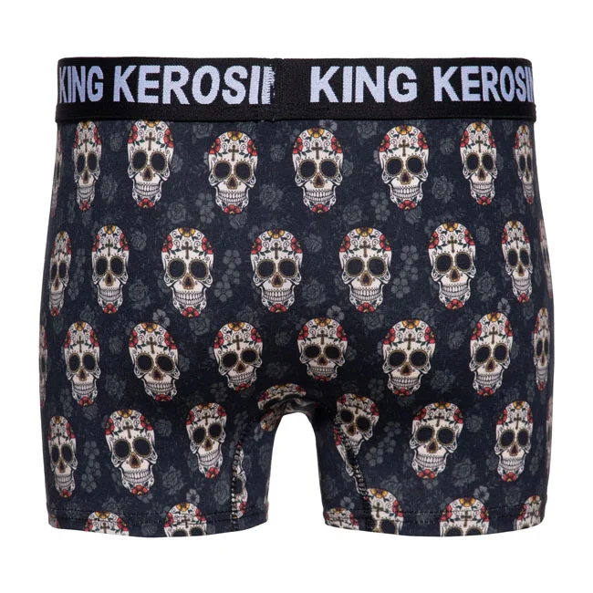 King Kerosin Kerosin Sugar skull underwear black