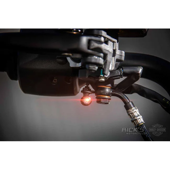 Rick's Motorcycles Motorcycles, turn signal brackets Atto front. Black
