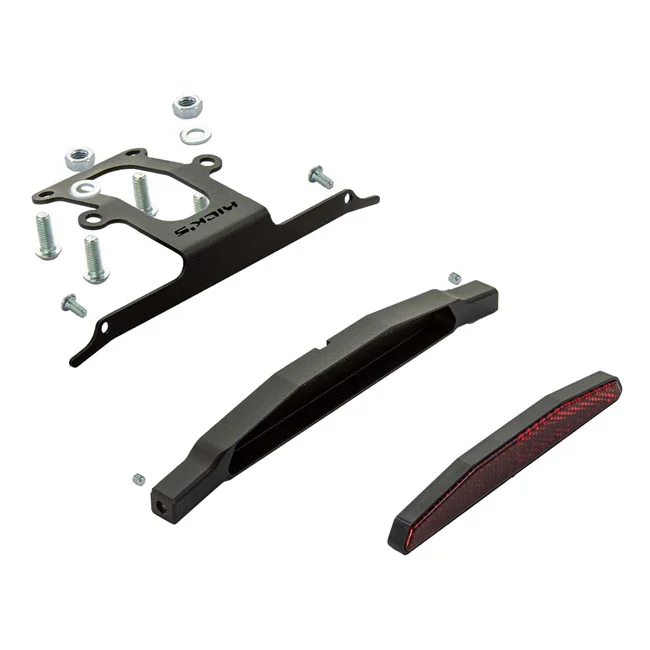 Rick's Motorcycles Motorcycles, turn signal bracket kit Atto rear. Black