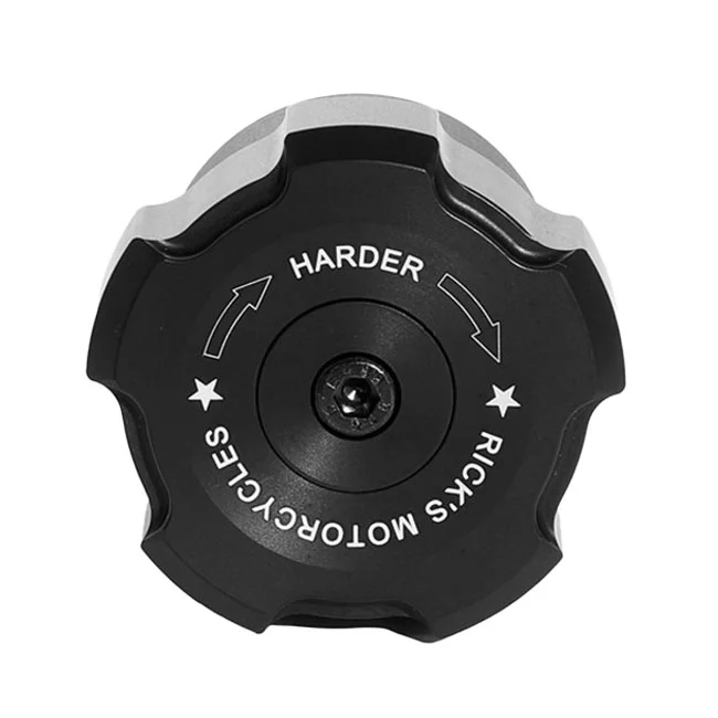 Rick's Motorcycles Knob shock absorber adjuster. Black
