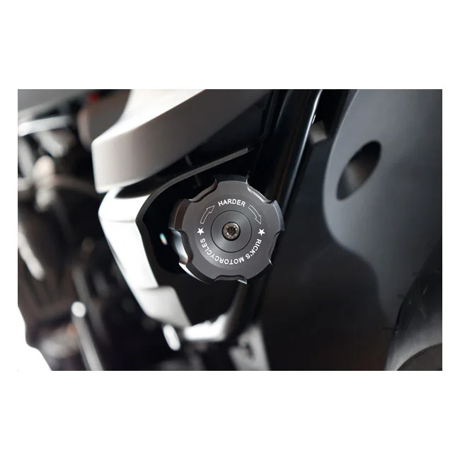 Rick's Motorcycles Knob shock absorber adjuster. Black
