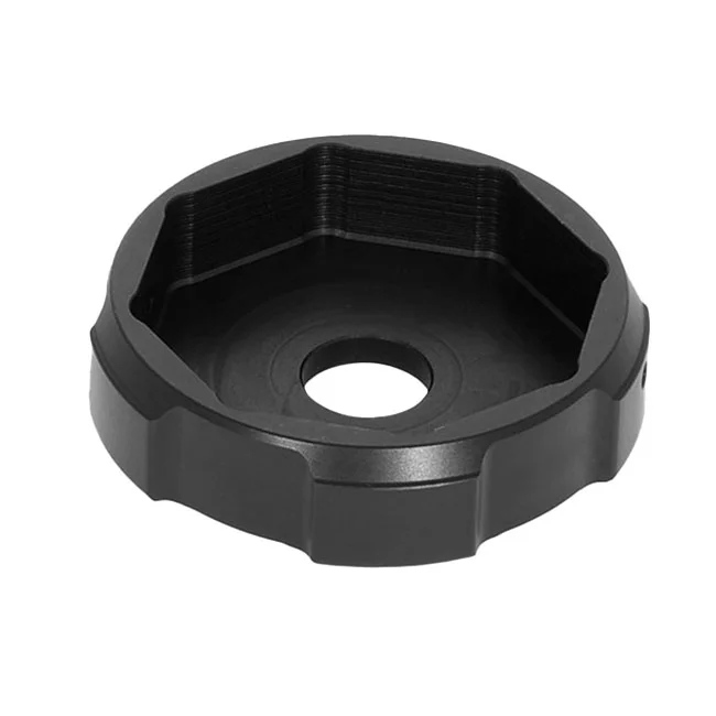 Rick's Motorcycles Cover radiator cap. Black