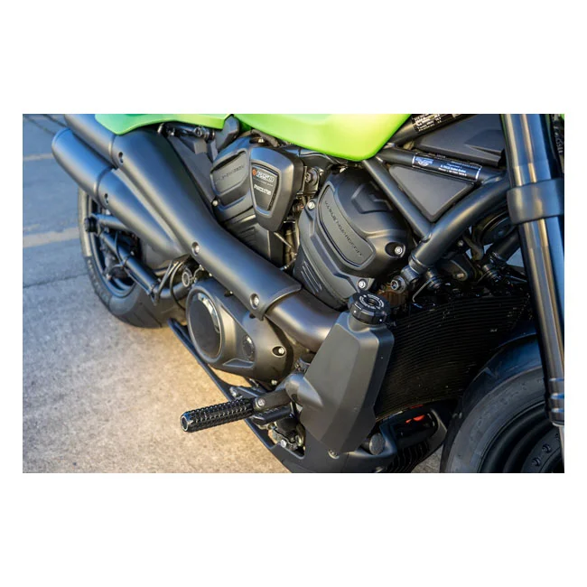 Rick's Motorcycles Cover radiator cap. Black