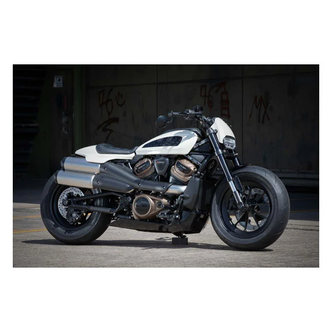 Rick's Motorcycles Cable protection swingarm. Black