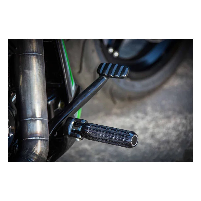 Rick's Motorcycles Footrests driver AK 4.7. Black