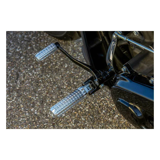 Rick's Motorcycles Footrests driver AK 4.7 machine finish