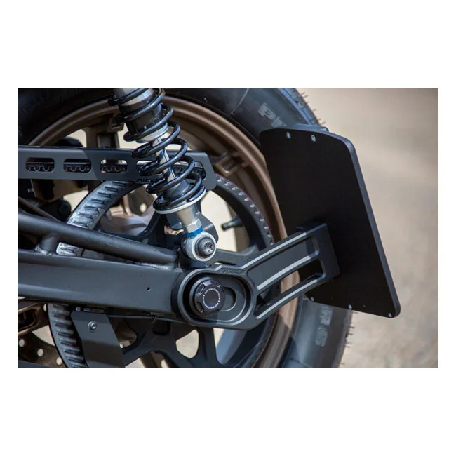 Rick's Motorcycles Rick''s Motorcycles, side mount license plate bracket. Black