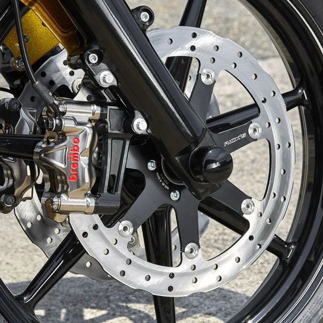 Rick's Motorcycles Motorcycles, Clubstyle brake caliper adapter. Black