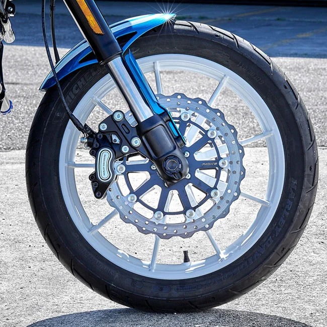 Rick's Motorcycles Motorcycles, Clubstyle brake caliper adapters. Black