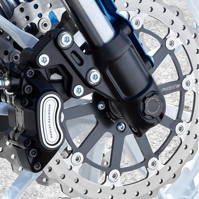 Rick's Motorcycles Motorcycles, Clubstyle brake caliper adapters. Black