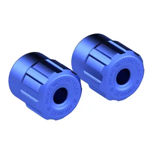 Rick's Motorcycles Rick''s Motorcycles, Clubstyle crashbar end caps. Blue
