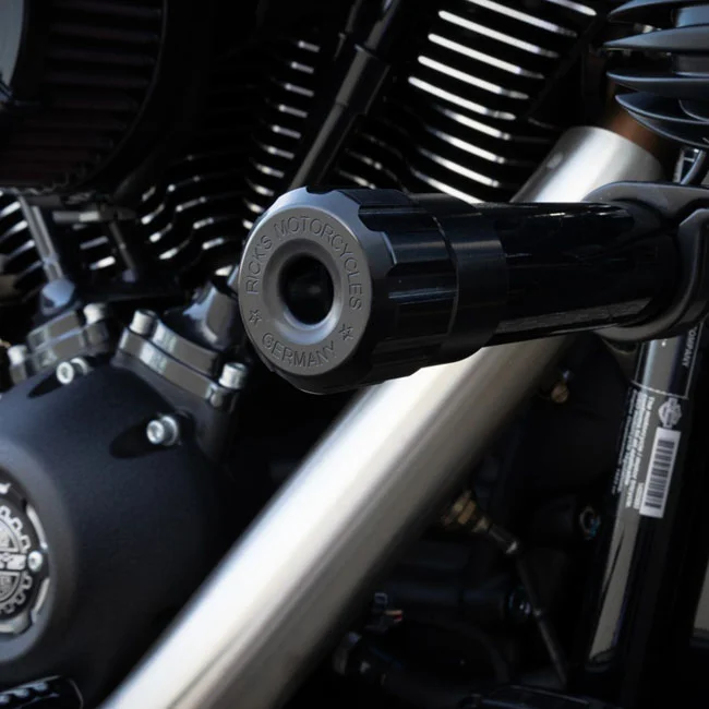 Rick's Motorcycles Rick''s Motorcycles, Clubstyle crashbar end caps. Gloss Black
