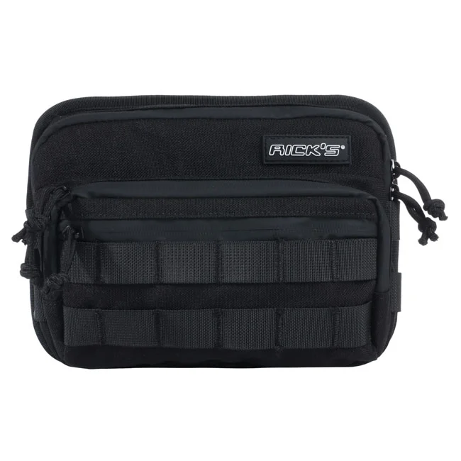 Rick's Motorcycles Rick''s Motorcycles, Clubstyle handlebar bag. Black