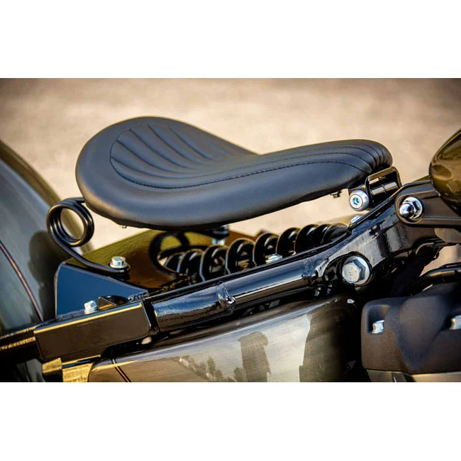 Rick's Motorcycles Rick''s Motorcycles, BOBBER Solo Seat. Kit. Black