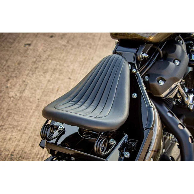 Rick's Motorcycles Rick''s Motorcycles, BOBBER Solo Seat. Kit. Black