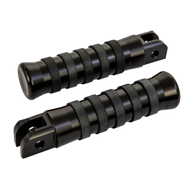 Rick's Motorcycles Rick''s Motorcycles, rider foot pegs O-ring style. Black