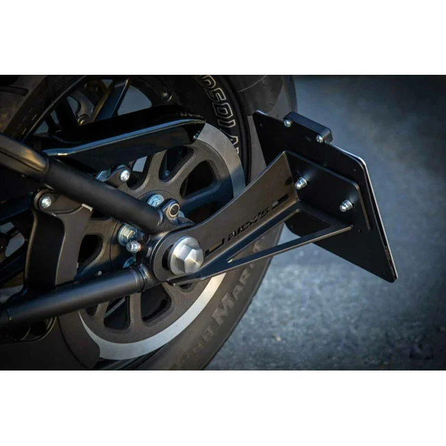 Rick's Motorcycles Rick''s Motorcycles, side mount License plate bracket. Black