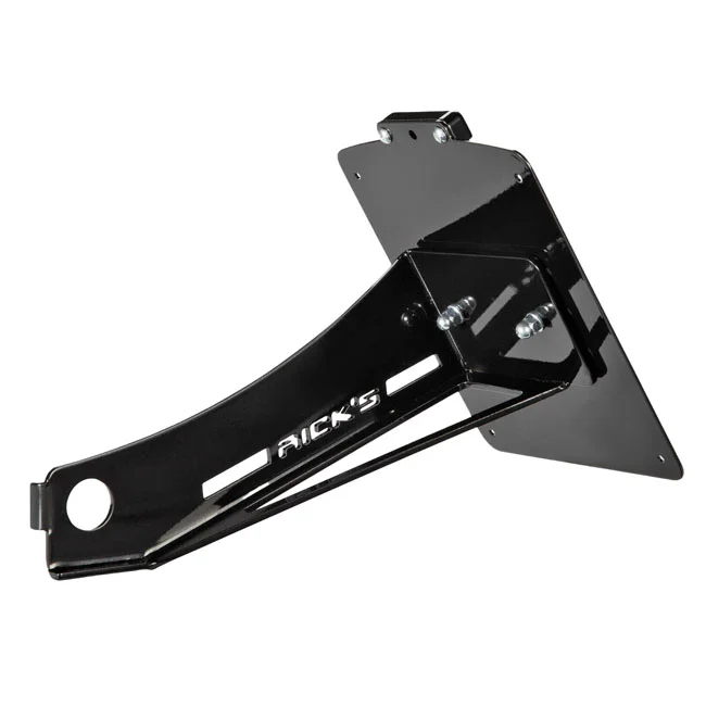 Rick's Motorcycles Motorcycles, side mount License plate bracket. Black