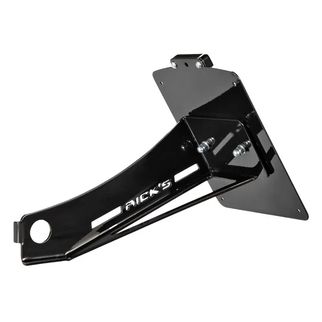 Rick's Motorcycles Rick''s Motorcycles, side mount License plate bracket. Black