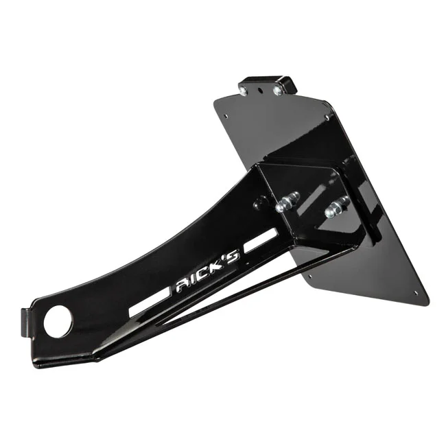 Rick's Motorcycles Rick''s Motorcycles, side mount License plate bracket. Black