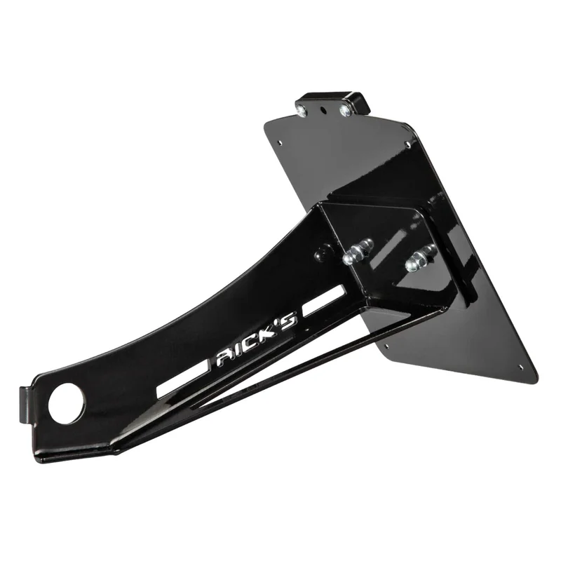 Rick's Motorcycles Rick''s Motorcycles, side mount License plate bracket. Black
