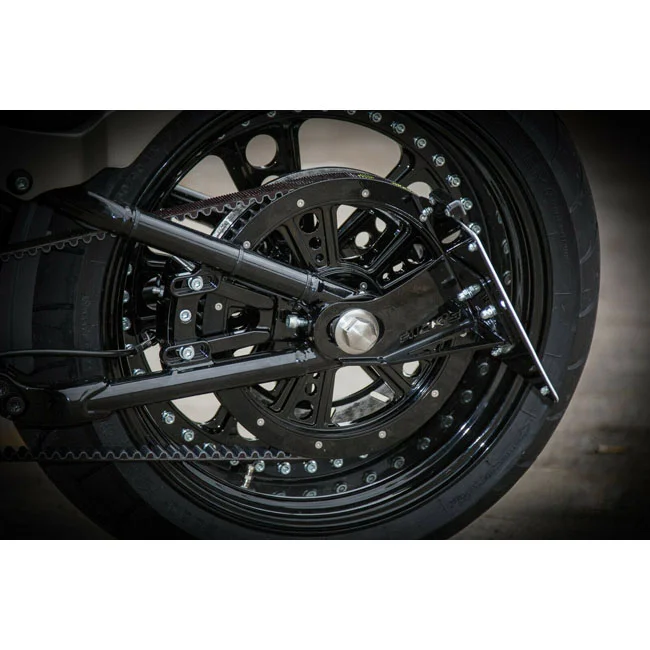 Rick's Motorcycles Motorcycles, side mount license plate kit short Black