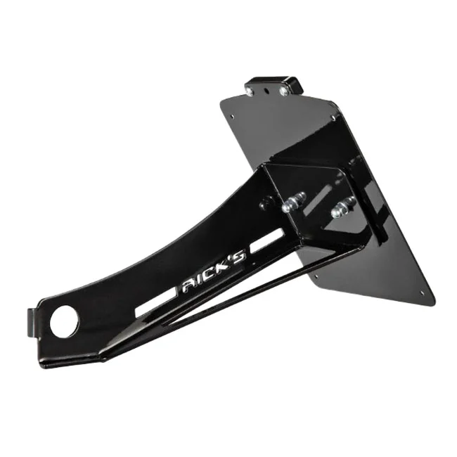 Rick's Motorcycles Rick''s Motorcycles, side mount license plate kit short Black