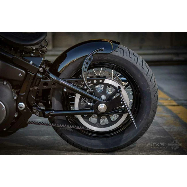 Rick's Motorcycles Rick''s Motorcycles, side mount license plate kit short Black
