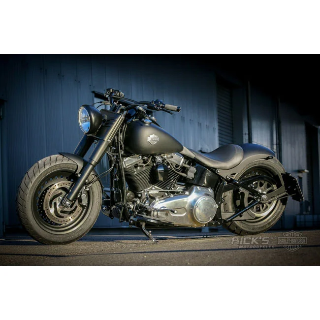 Rick's Motorcycles Rick''s Motorcycles, side mount license plate kit short Black