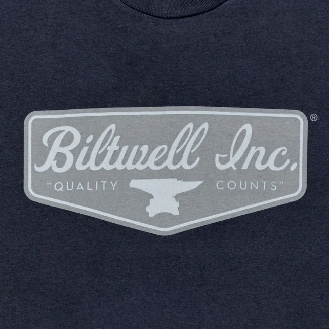 Biltwell Grey shield t-shirt black