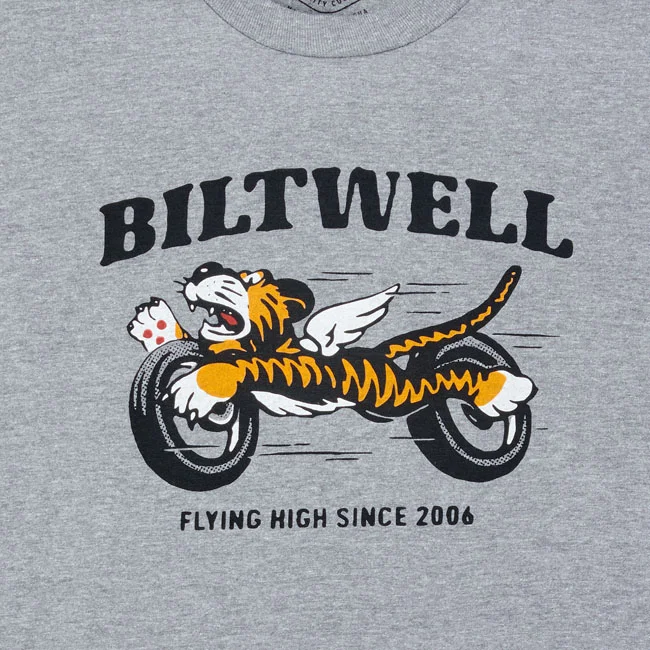 Biltwell Tiger long sleeve graphite