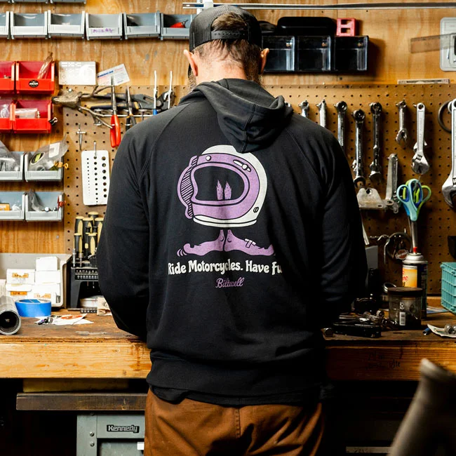 Biltwell Shorty zip hoodie black