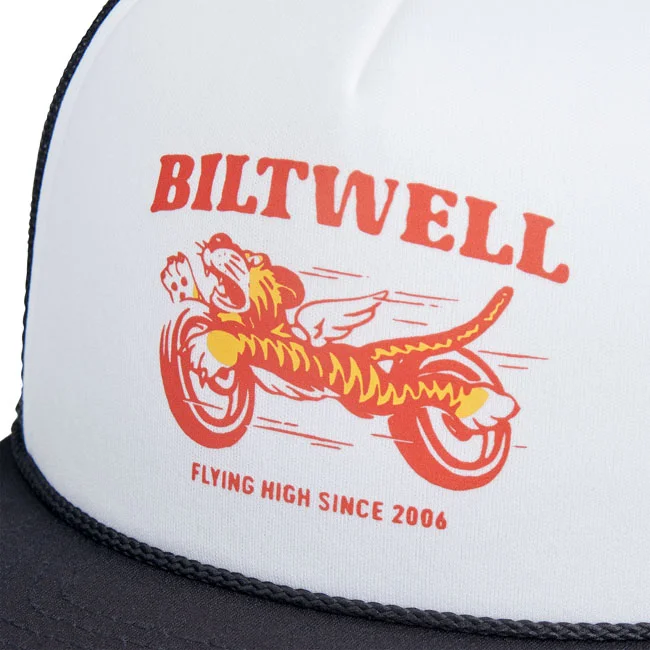 Biltwell Tiger trucker cap black/white