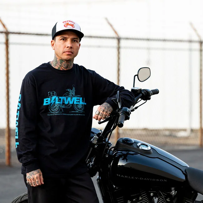Biltwell Tiger trucker cap black/white
