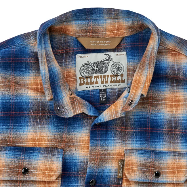 Biltwell HI Test Flannel shirt baja
