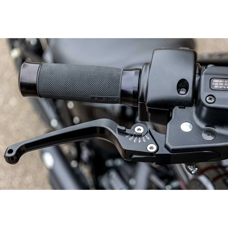 Rick's Motorcycles Rick''s Motorcycles, Classic brake & clutch lever set. Black