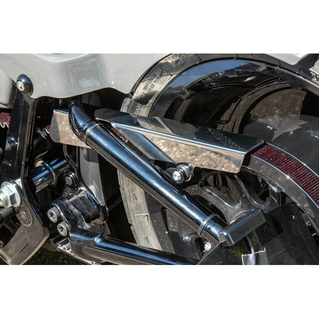 Rick's Motorcycles Motorcycles, belt guard no-cut out. Polished