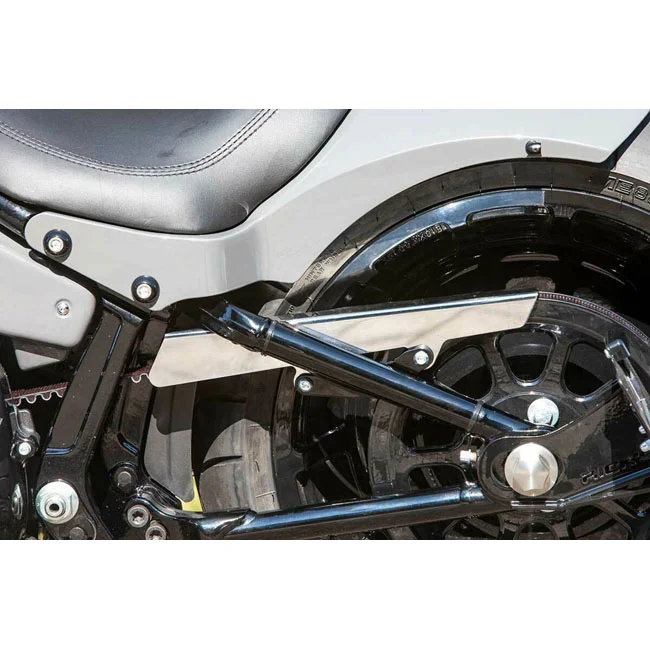 Rick's Motorcycles Motorcycles, belt guard no-cut out. Polished